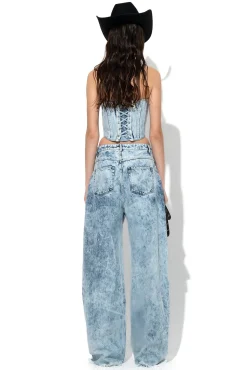 Marques ' Almeida Denim | Bottoms | ACID WASH DENIM BOYFRIEND TROUSERS ACIDWASH
