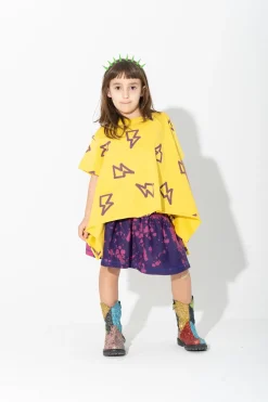 Marques ' Almeida Jersey | Tops | ALL OVER THUNDER PRINT FLAP T-SHIRT YELLOW