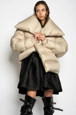 Marques ' Almeida Outerwear | M'A PUFFER JACKET BEIGE
