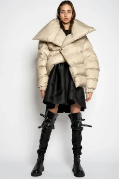 Marques ' Almeida Outerwear | M'A PUFFER JACKET BEIGE