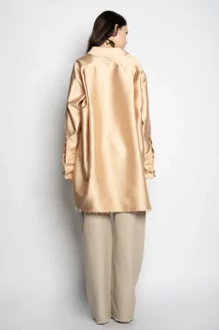 Marques ' Almeida Tops | Outerwear | OVERSHIRT BEIGE