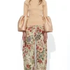 Marques ' Almeida Tops | TURTLENECK PUFF SLEEVE TOP BEIGE