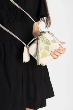 Marques ' Almeida Accessories | BIRD BROCADE WALLET BAG WITH FEATHER STRAP MULTICOLOUR