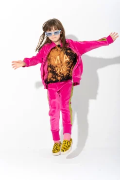 Marques ' Almeida Jersey | Tops | BLACK AND ORANGE SPLATTERED LOGO T-SHIRT MULTICOLOUR