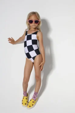 Marques ' Almeida Swimwear | Bottoms | BLACK AND WHITE CHECKS SWIMSUIT BLACKWHITE