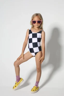 Marques ' Almeida Swimwear | Bottoms | BLACK AND WHITE CHECKS SWIMSUIT BLACKWHITE