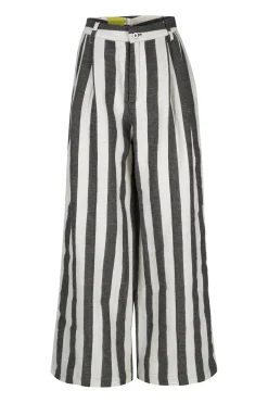 Marques ' Almeida Bottoms | Bottoms | BLACK AND WHITE STRIPES WIDE LEG TROUSERS BLACKWHITE