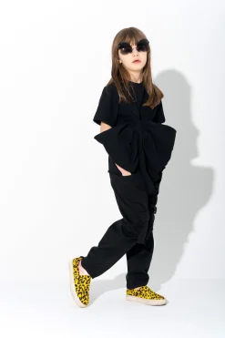 Marques ' Almeida Jersey | Tops | BOW T-SHIRT BLACK