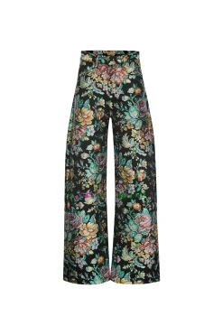 Marques ' Almeida Bottoms | Bottoms | BROCADE BOYFRIEND TROUSERS BLACK
