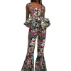 Marques ' Almeida Tops | BLACK BROCADE CORSET WITH FRONT HOOK & EYE CLOSURE MULTICOLOUR