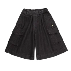Marques ' Almeida Bottoms | DENIM OVERSIZED CARGO SHORTS BLACK