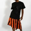Marques ' Almeida Jersey | Tops | EMBROIDERED T-SHIRT BLACK