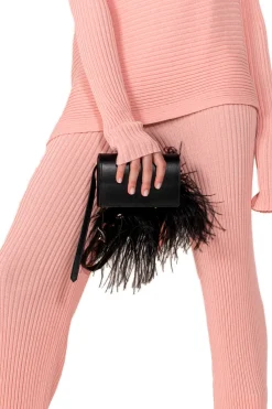 Marques ' Almeida Accessories | FEATHER BELT BAG BLACK