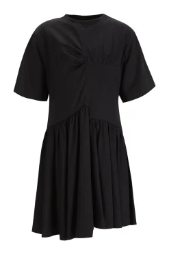 Marques ' Almeida Jersey | Dresses | GATHERED JERSEY T-SHIRT DRESS BLACK