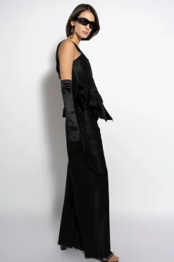 Marques ' Almeida Denim | Tops | LUREX FITTED CORSET BLACK