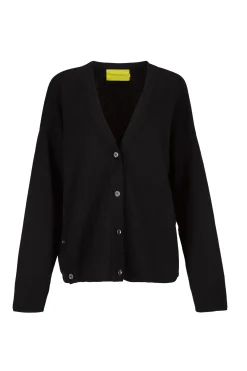 Marques ' Almeida Tops | Tops | MERINO DECONSTRUCTED CARDIGAN BLACK