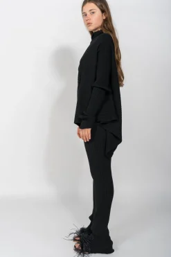 Marques ' Almeida Knitwear | Bottoms | MERINO TROUSERS BLACK