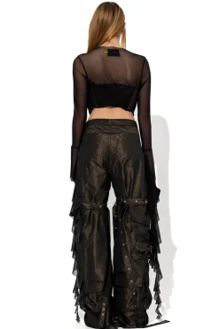 Marques ' Almeida Tops | Tops | MESH CORSET TOP BLACK