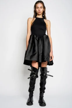 Marques ' Almeida Dresses | MINI DRESS WITH TANK TOP SCOOPED BLACK