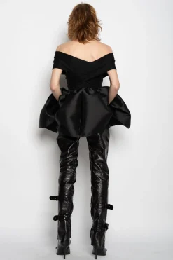 Marques ' Almeida Tops | Tops | OFF SHOULDER TOP BLACK