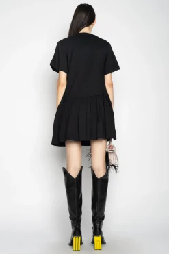 Marques ' Almeida Dresses | PANELLED GATHERED DRESS BLACK