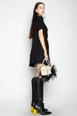Marques ' Almeida Dresses | PANELLED GATHERED DRESS BLACK