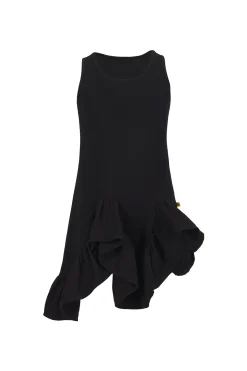 Marques ' Almeida Dresses | SLEEVELESS FLOUNCE DRESS BLACK