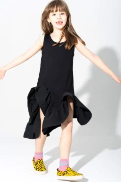 Marques ' Almeida Dresses | SLEEVELESS FLOUNCE DRESS BLACK