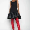 Marques ' Almeida Dresses | SLEEVELESS PUFF HEM DRESS BLACK