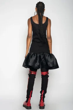 Marques ' Almeida Dresses | SLEEVELESS PUFF HEM DRESS BLACK
