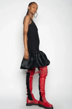 Marques ' Almeida Dresses | SLEEVELESS PUFF HEM DRESS BLACK