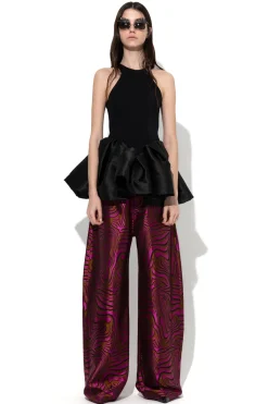 Marques ' Almeida Tops | Tops | TANK TOP WITH PEPLUM BLACK