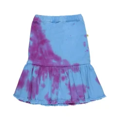 Marques ' Almeida Bottoms | BLUE AND PURPLE FLOUNCE MIDI SKIRT MULTICOLOUR