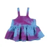Marques ' Almeida Tops | BLUE AND PURPLE TOP WITH BIG FRILL MULTICOLOUR