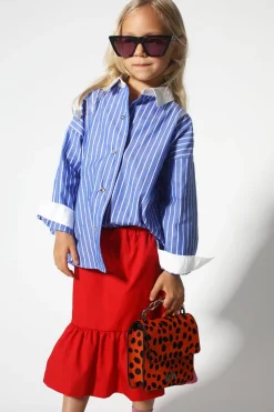 Marques ' Almeida Tops | AND WHITE STRIPED LOOSE SHIRT BLUE