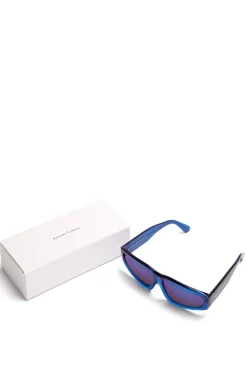 Marques ' Almeida Accessories | ANGULAR FRAME SUNGLASSES BLUE