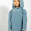 Marques ' Almeida Tops | Outerwear | DENIM CLASSIC HOODIE BLUE