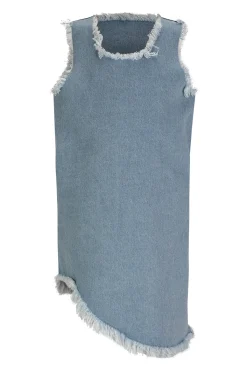Marques ' Almeida Dresses | DENIM SLEEVELESS DRESS BLUE