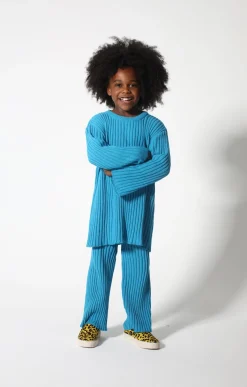 Marques ' Almeida Knitwear | Bottoms | MERINO KNIT TROUSERS BLUE