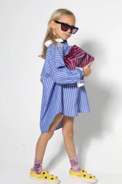 Marques ' Almeida Dresses | STRIPES SHIRT DRESS BLUE