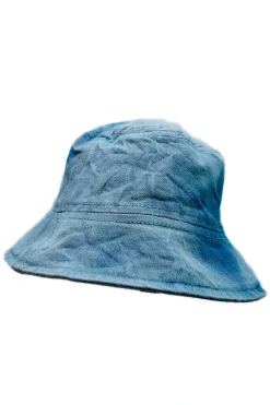 Marques ' Almeida Accessories | TIE DYE DENIM HAT BLUE