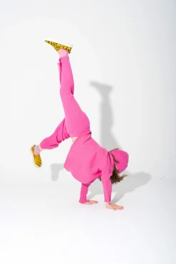 Marques ' Almeida Knitwear | Bottoms | BRIGHT PINK MERINO KNIT TROUSERS BRIGHTPINK