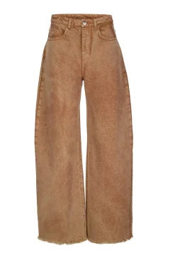 Marques ' Almeida Bottoms | Denim | BOYFRIEND TROUSERS BROWN