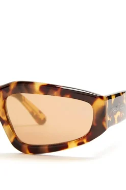 Marques ' Almeida Accessories | TORTOISE ANGULAR FRAME SUNGLASSES BROWN
