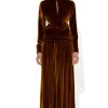 Marques ' Almeida Tops | Tops | VELVET OPEN BACK TURTLENECK BROWN
