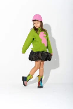 Marques ' Almeida Knitwear | Tops | BUNNY CREW NECK KNIT JUMPER GREEN