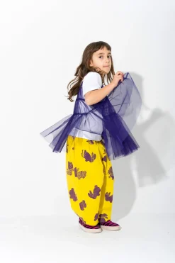 Marques ' Almeida Bottoms | BUNNY PRINT LOOSE TROUSERS YELLOW