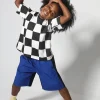 Marques ' Almeida Tops | CHECK T-SHIRT BLACKWHITE
