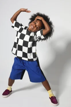 Marques ' Almeida Tops | CHECK T-SHIRT BLACKWHITE