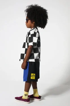 Marques ' Almeida Tops | CHECK T-SHIRT BLACKWHITE